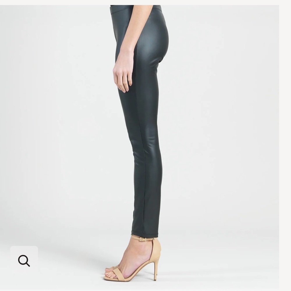 Clara Sun Woo medium sheen signature legging black pull on pants vegan capsule